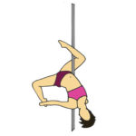 inside leg pole dance